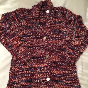 Andrew Marc New York Colorful Knit Cardigan